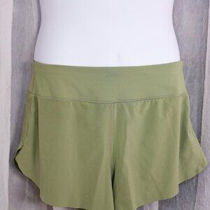 Athleta Run With It Shorts - XL - 3.5” Inseam - Eucalyptus Olive Green